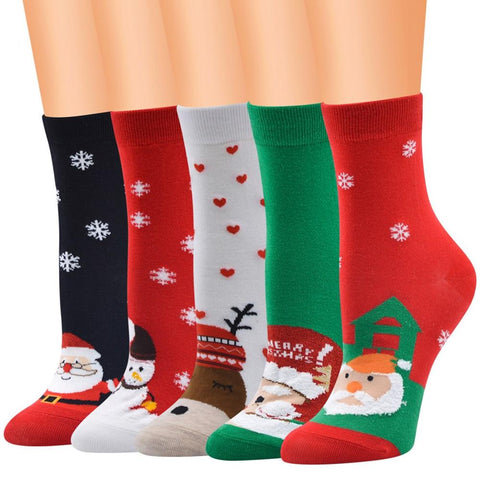 Christmas socks Harajuku kawaii Women men Merry Funny ladies 3D Santa Claus print korean Low Cut Ankle Socks calcetines sock #TW