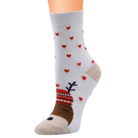 Christmas socks Harajuku kawaii Women men Merry Funny ladies 3D Santa Claus print korean Low Cut Ankle Socks calcetines sock #TW