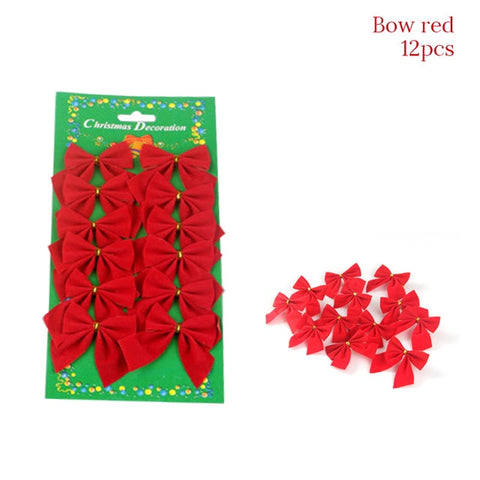 24Pcs 3cm Christmas Ball Glitter Christmas Tree Ornaments Hanging Christmas Home Decorations  Palline Natale Decor Navidad 2019