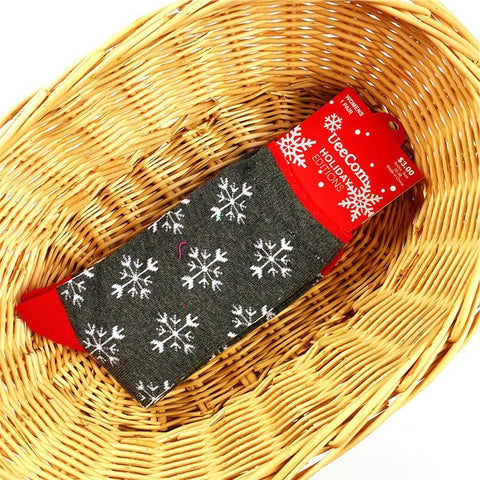 2019 fashion christmas sock fun santa stag candy snowflake bells christmas tree cartoon pattern man socks cute woman long socks