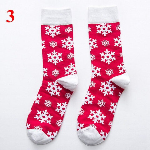EIE 2019 Christmas Socks Women Cartoon Funny Cute Winter Female & Hosiery Cotton Square Foot New Year Personality Socks