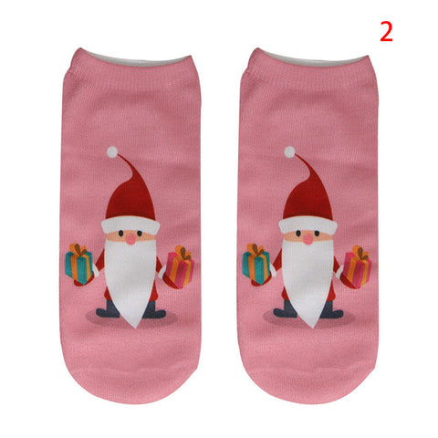 EIE 2019 Christmas Socks Women Cartoon Funny Cute Winter Female & Hosiery Cotton Square Foot New Year Personality Socks