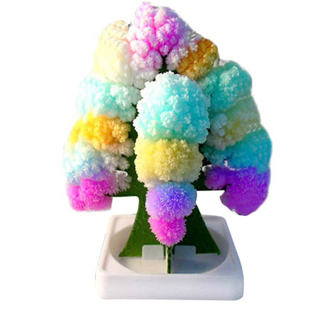 Christmas Paper Tree Toy Magic Decoration Ornament For Children Kids Home Holiday P7Ding