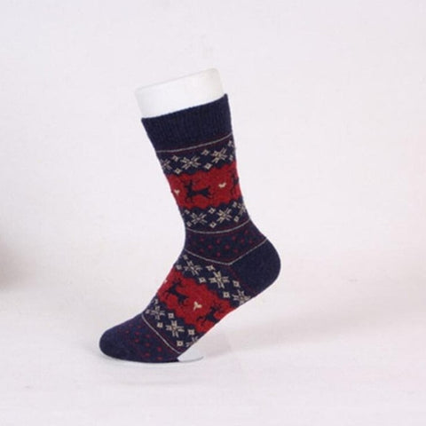 New Autumn Winter Women Socks Hot Sale Warm Print Animal Rabbit Woolen Socks High Tube Soft Christmas Deer Pattern Socks Hosiery