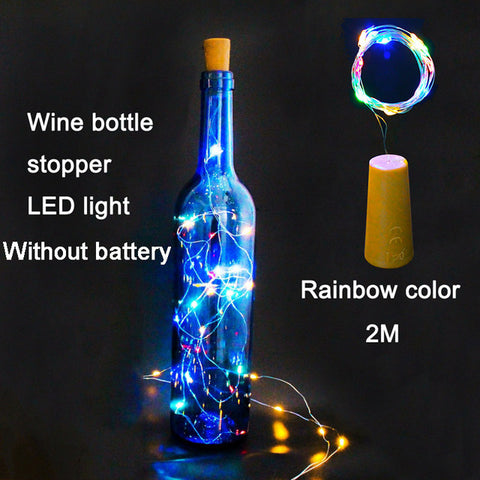2m/5m LED String Lights Christmas Tree 2020 New Year Party Decoration For Home Ornaments Xmas Little Trees Pines Village Noel
