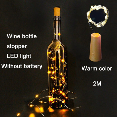 2m/5m LED String Lights Christmas Tree 2020 New Year Party Decoration For Home Ornaments Xmas Little Trees Pines Village Noel