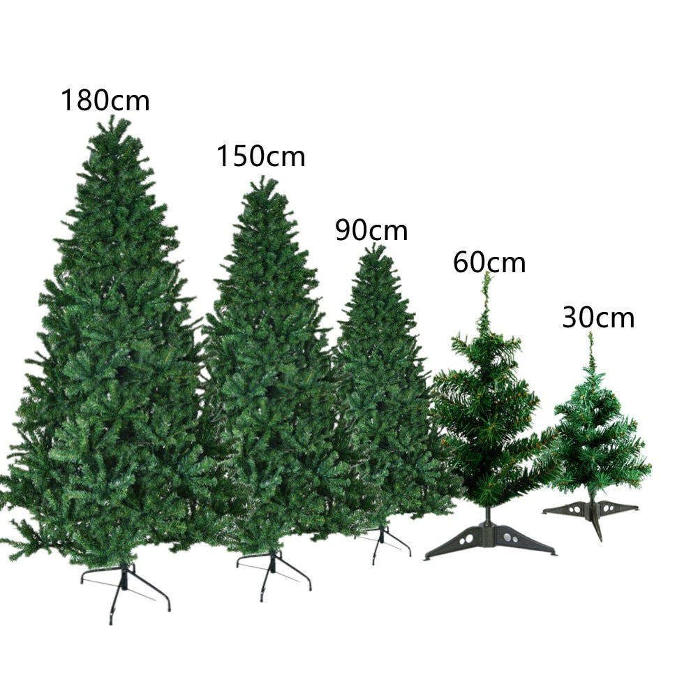Artificial Christmas Tree Green Miniature Tree Plastic Christmas Decorations Holder Base for Christmas Home Party Decoration