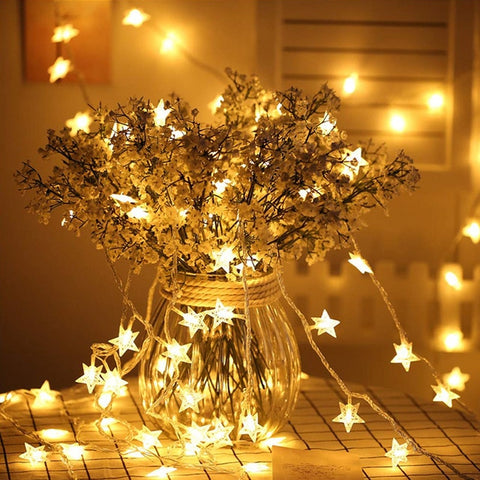 3M Mini Star Garland LED Light Christmas Tree Ornaments Christmas Decoration For Home 2019 Navidad Village Xmas New Year