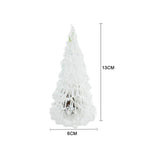 LED Christmas Tree Night Light Battery Operate Desktop Decor Merry Christmas Tree for Kid Bedroom Romantic Xmas Gift