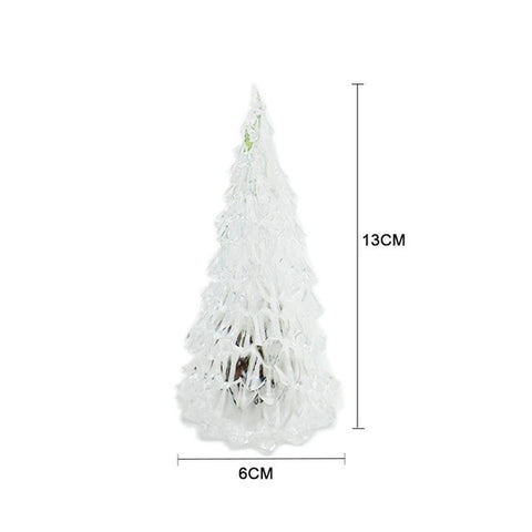 LED Christmas Tree Night Light Battery Operate Desktop Decor Merry Christmas Tree for Kid Bedroom Romantic Xmas Gift