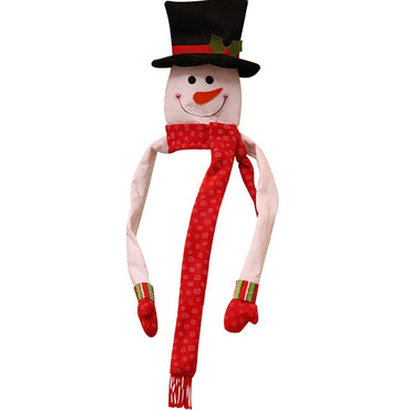 Christmas Tree Topper Snowman Santa Claus Hat Merry Christmas Tree Ornaments Decor Christmas Gifts Xmas Decoration For home