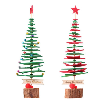 DIY Non-Woven Christmas Tree Party Desktop Decoration Home Ornament Fabric Christmas Tree New