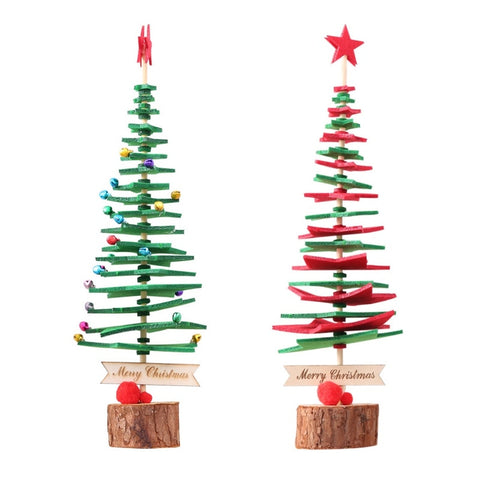 DIY Non-Woven Christmas Tree Party Desktop Decoration Home Ornament Fabric Christmas Tree New