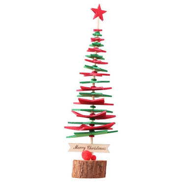 DIY Non-Woven Christmas Tree Party Desktop Decoration Home Ornament Fabric Christmas Tree New