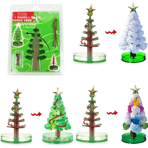 Magic Growing Tree Toy Boys Girl Crystal Fun Xmas Gift Christmas