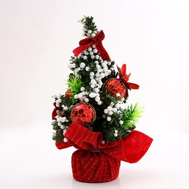 Mini Christmas Tree Decor Desk Table Decor Small Ornaments Great Xmas Gift Idea Wedding Party Birthday Supplies