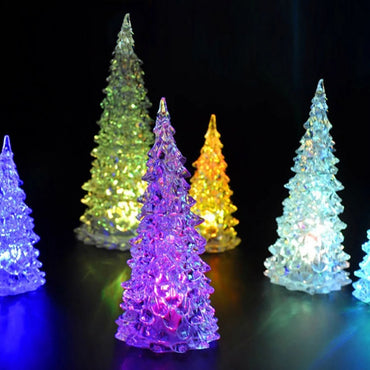 Christmas Creative Glowing 7 Color Christmas Tree Night Light Venue Layout Props Bar Banquet Light Christmas Decoration For Home