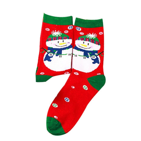 SAGACE Christmas Socks Women Men Print Comfortable Stripe Cotton Socks Ladies Fashion Short Ankle Sock Male Cotton Winter Socks