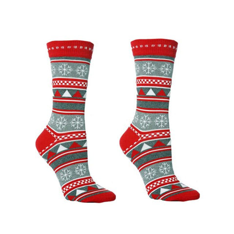 Christmas Socks Women Cartoon Santa Claus Elk Bell Snowflake Cotton Cute Socks Christmas Gifts for Girl Socks