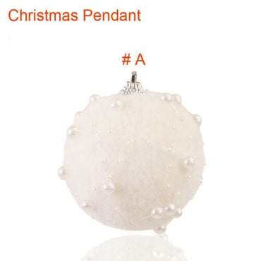 1Pack Christmas Rhinestone Glitter Baubles Balls Christmas Tree Hanging Decor Pendant Balls for Holiday Party DecorationsGM