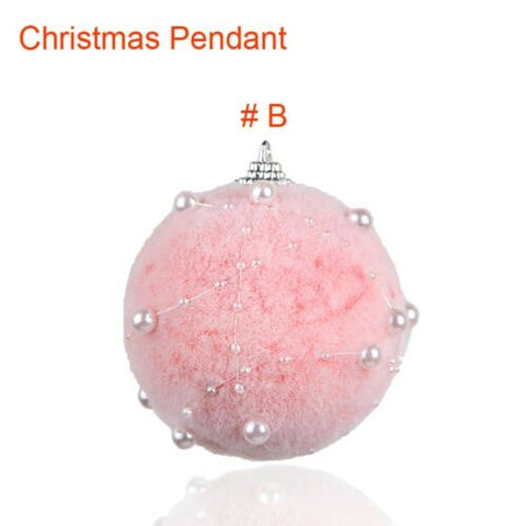 1Pack Christmas Rhinestone Glitter Baubles Balls Christmas Tree Hanging Decor Pendant Balls for Holiday Party DecorationsGM