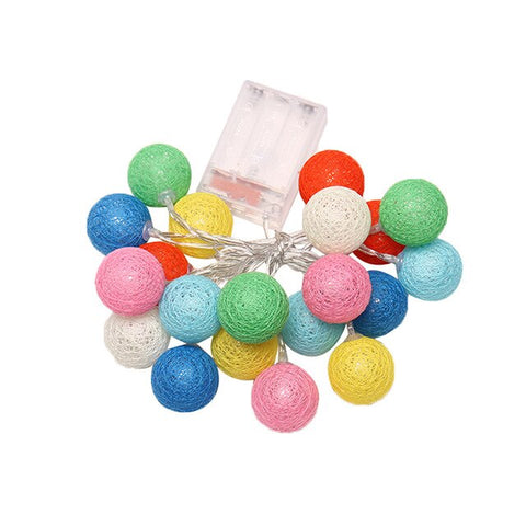 20 LED Ball String Lights For Chritmas Party Decorations Light Xmas Lover Wedding Party Holiday Bedroom Decor Fairy Lamp Lights